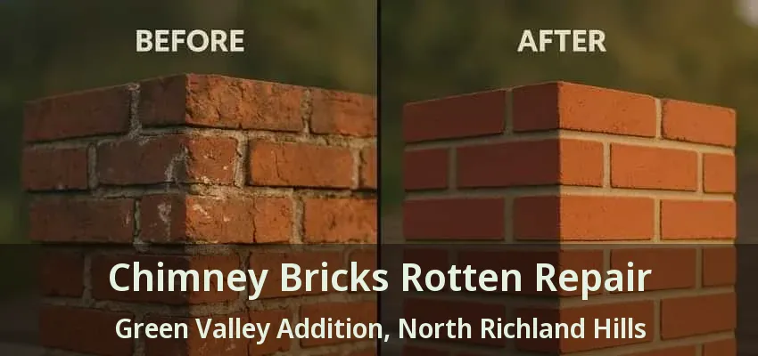 Chimney Bricks Rotten Repair Green Valley Addition, North Richland Hills - TX Chimney Bricks Rotten Repair Green Valley Addition, North Richland Hills - TX