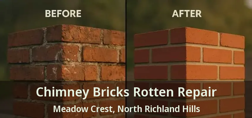 Chimney Bricks Rotten Repair Meadow Crest, North Richland Hills - TX Chimney Bricks Rotten Repair Meadow Crest, North Richland Hills - TX