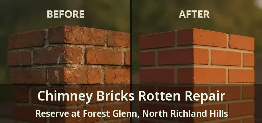 Chimney Bricks Rotten Repair Reserve at Forest Glenn, North Richland Hills - TX Chimney Bricks Rotten Repair Reserve at Forest Glenn, North Richland Hills - TX