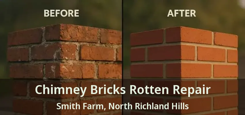 Chimney Bricks Rotten Repair Smith Farm, North Richland Hills - TX Chimney Bricks Rotten Repair Smith Farm, North Richland Hills - TX