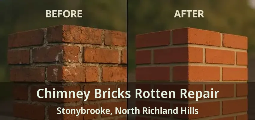 Chimney Bricks Rotten Repair Stonybrooke, North Richland Hills - TX Chimney Bricks Rotten Repair Stonybrooke, North Richland Hills - TX