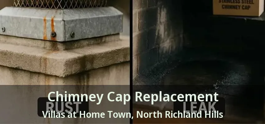 Chimney Cap Replacement Villas at Home Town, North Richland Hills - TX Chimney Cap Replacement Villas at Home Town, North Richland Hills - TX