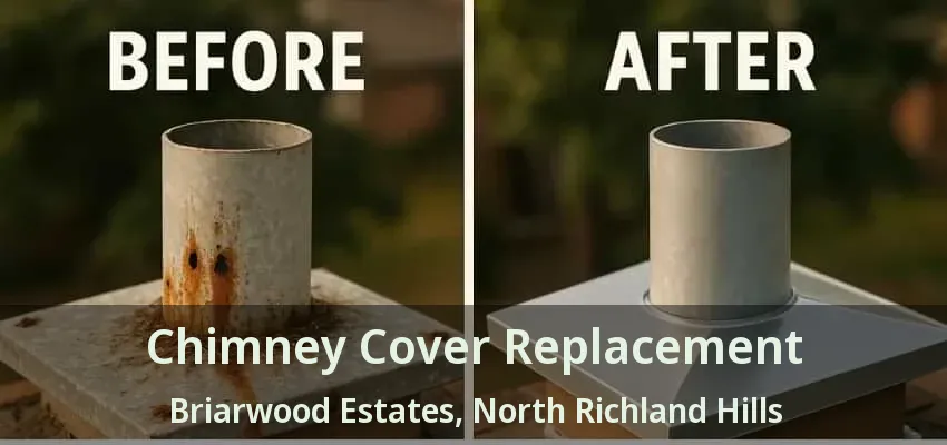 Chimney Cover Replacement Briarwood Estates, North Richland Hills - TX Chimney Cover Replacement Briarwood Estates, North Richland Hills - TX