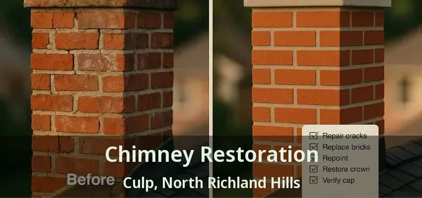Chimney Restoration Culp, North Richland Hills - TX