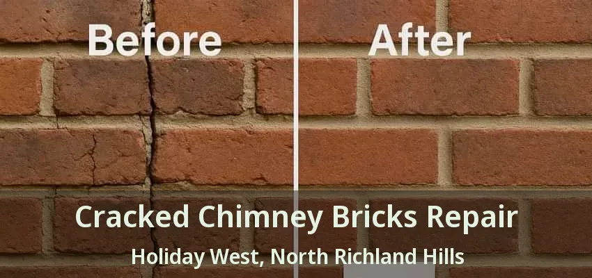 Cracked Chimney Bricks Repair Holiday West, North Richland Hills - TX