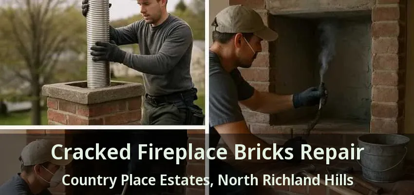 Cracked Fireplace Bricks Repair Country Place Estates, North Richland Hills - TX Cracked Fireplace Bricks Repair Country Place Estates, North Richland Hills - TX