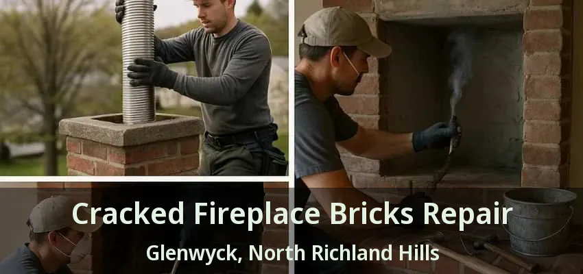Cracked Fireplace Bricks Repair Glenwyck, North Richland Hills - TX Cracked Fireplace Bricks Repair Glenwyck, North Richland Hills - TX