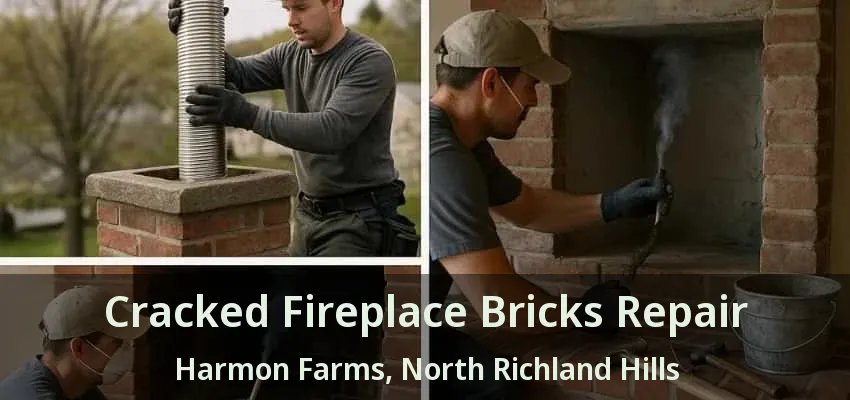 Cracked Fireplace Bricks Repair Harmon Farms, North Richland Hills - TX Cracked Fireplace Bricks Repair Harmon Farms, North Richland Hills - TX