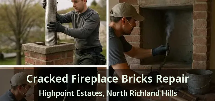 Cracked Fireplace Bricks Repair Highpoint Estates, North Richland Hills - TX Cracked Fireplace Bricks Repair Highpoint Estates, North Richland Hills - TX