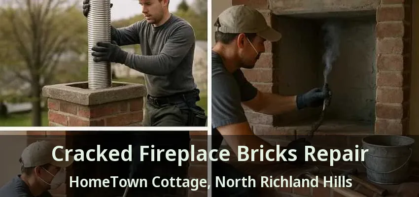 Cracked Fireplace Bricks Repair HomeTown Cottage, North Richland Hills - TX Cracked Fireplace Bricks Repair HomeTown Cottage, North Richland Hills - TX