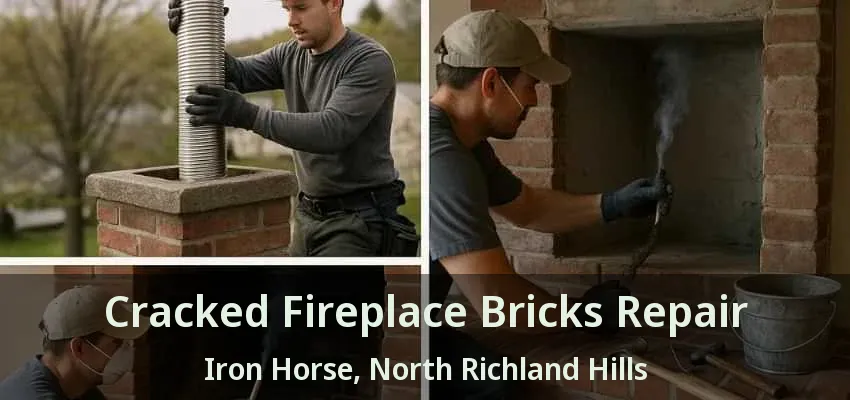 Cracked Fireplace Bricks Repair Iron Horse, North Richland Hills - TX Cracked Fireplace Bricks Repair Iron Horse, North Richland Hills - TX