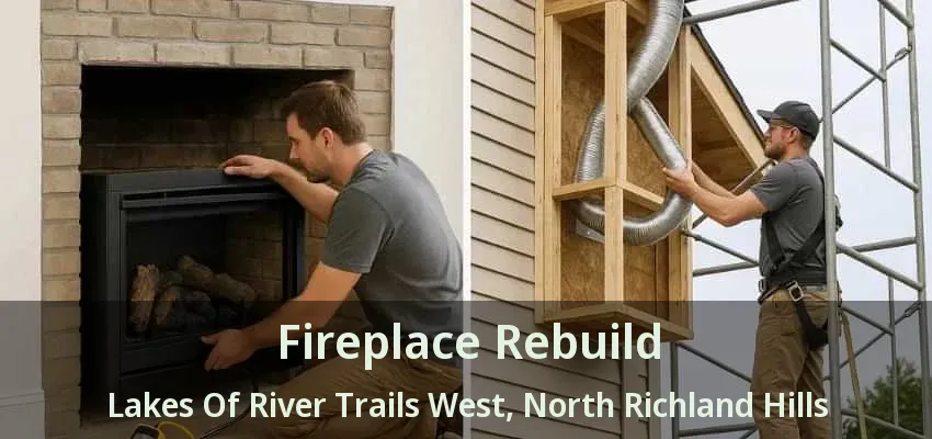 Fireplace Rebuild Lakes Of River Trails West, North Richland Hills - TX