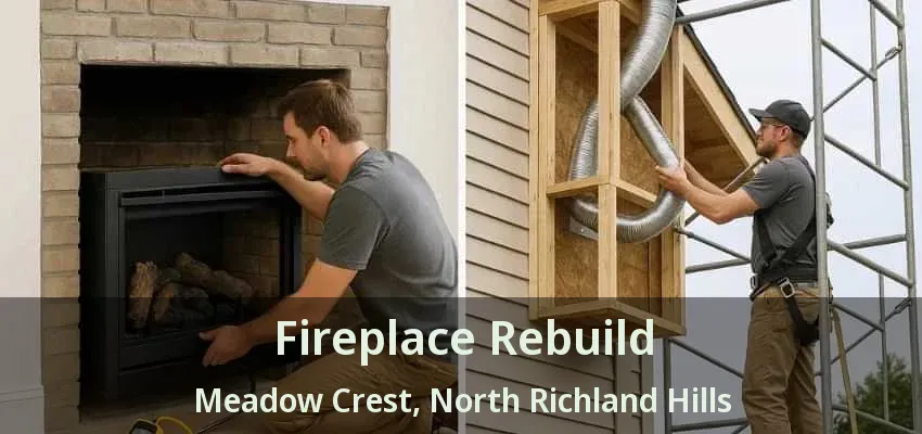Fireplace Rebuild Meadow Crest, North Richland Hills - TX