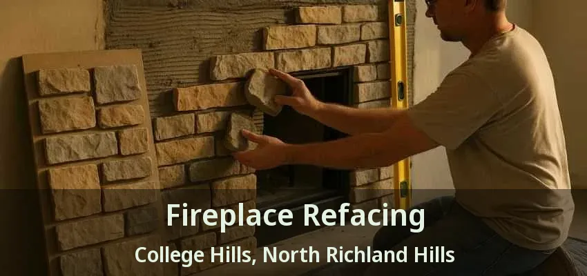 Fireplace Refacing College Hills, North Richland Hills - TX