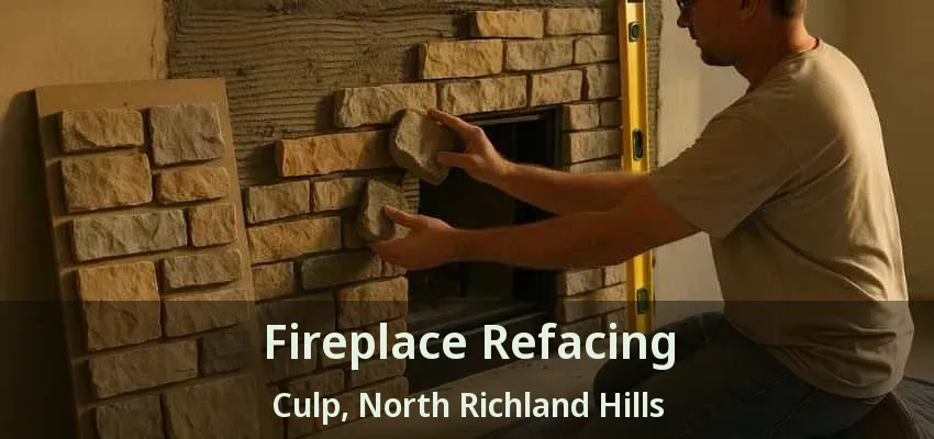 Fireplace Refacing Culp, North Richland Hills - TX