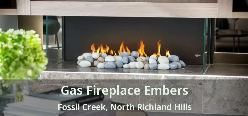 Gas Fireplace Embers Fossil Creek, North Richland Hills - TX
