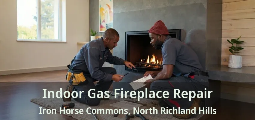Indoor Gas Fireplace Repair Iron Horse Commons, North Richland Hills - TX