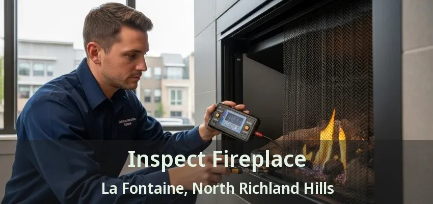 Inspect Fireplace La Fontaine, North Richland Hills - TX
