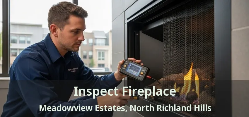 Inspect Fireplace Meadowview Estates, North Richland Hills - TX