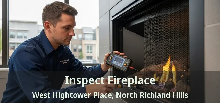 Inspect Fireplace West Hightower Place, North Richland Hills - TX