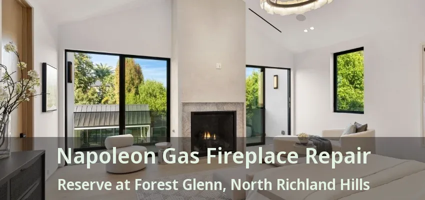 Napoleon Gas Fireplace Repair Reserve at Forest Glenn, North Richland Hills - TX