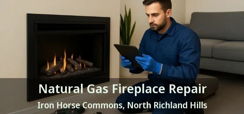 Natural Gas Fireplace Repair Iron Horse Commons, North Richland Hills - TX